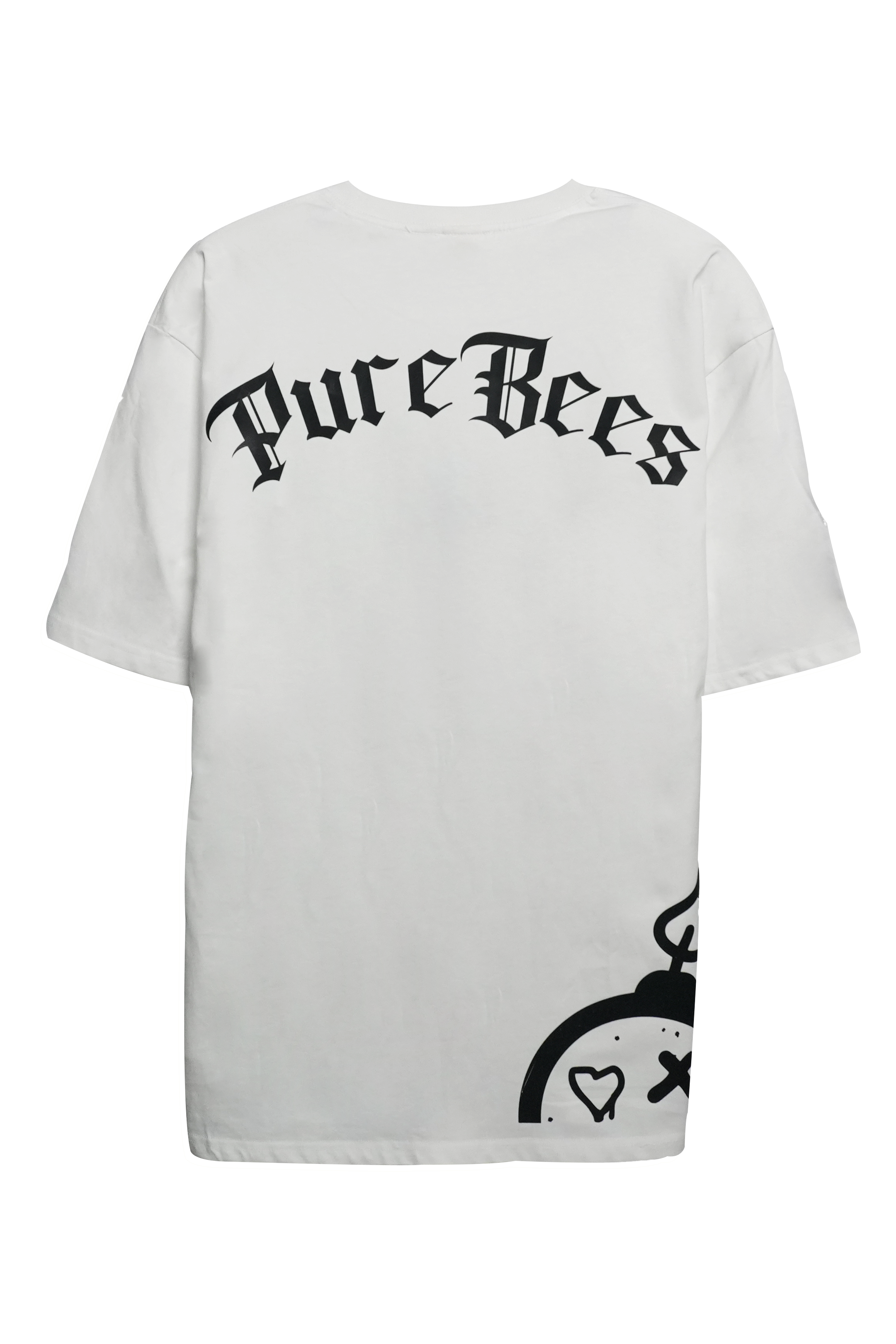 PUREBEES X 偷襲炸彈客 7.1oz 厚磅 100%純棉 T-SHIRT