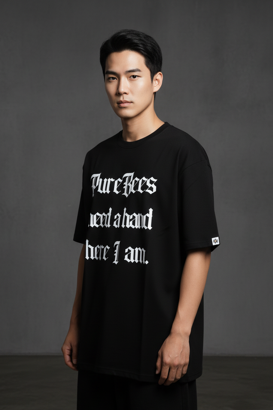 PUREBEES《NEON BLOOM》7.1oz 厚磅 100%純棉 T-Shirt