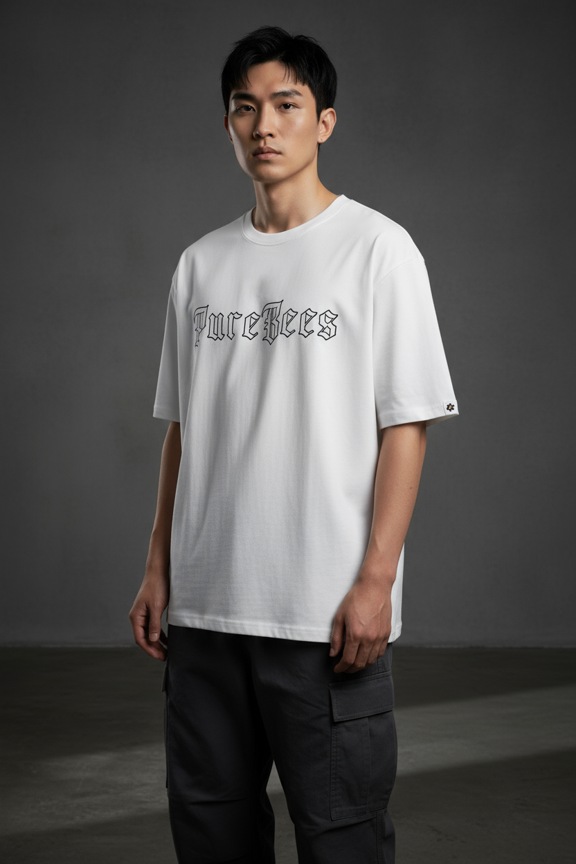 PUREBEES X PBS 經典線搞 7.1oz 厚磅 100%純棉 T-SHIRT