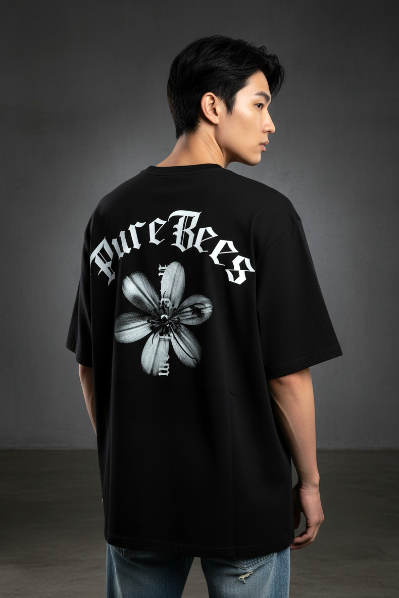 PUREBEES 《Classic茉莉》 7.1oz 厚磅 100%純棉 T-SHIRT