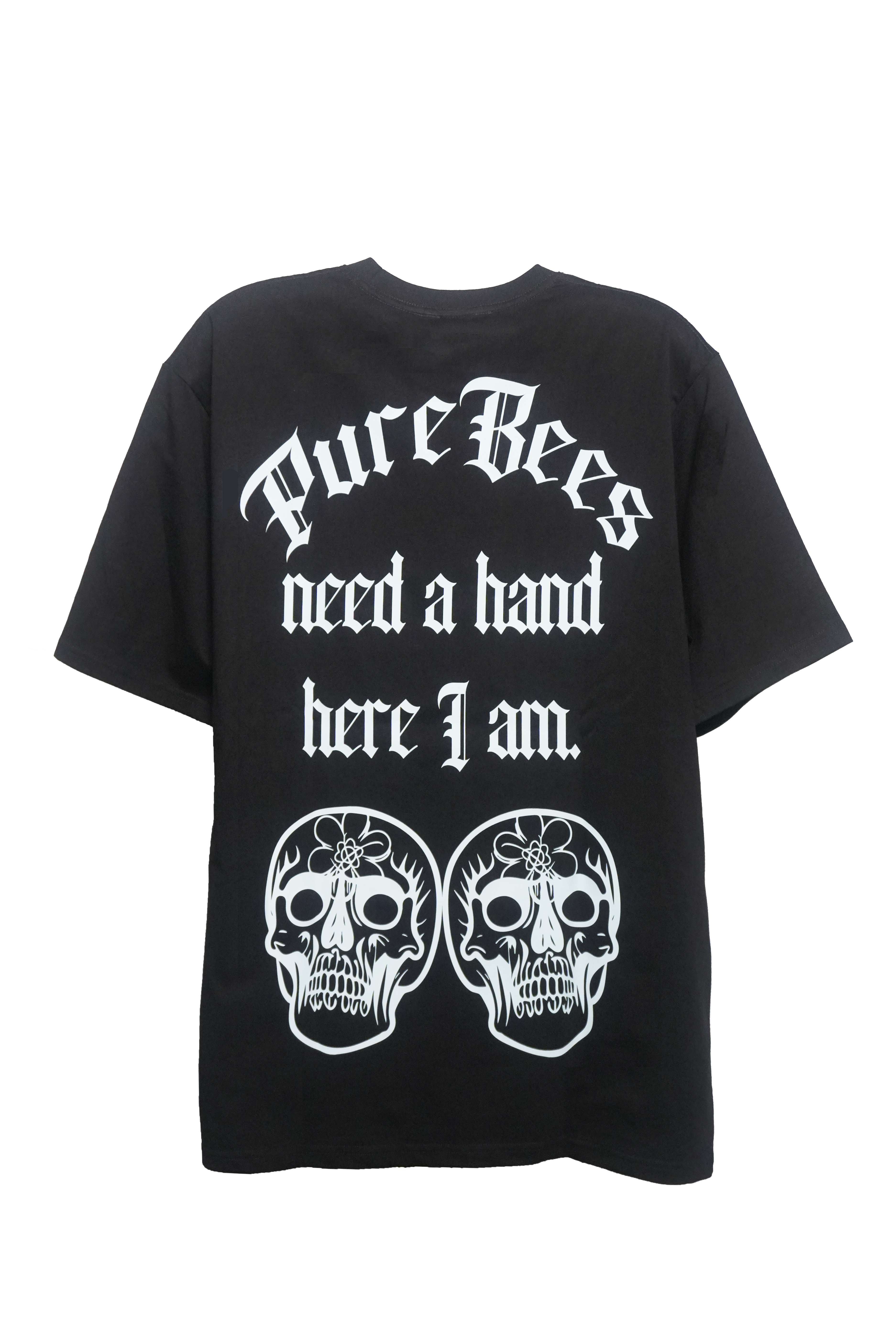 PUREBEES 雙骷髏 7.1oz 厚磅 100%純棉 T-SHIRT